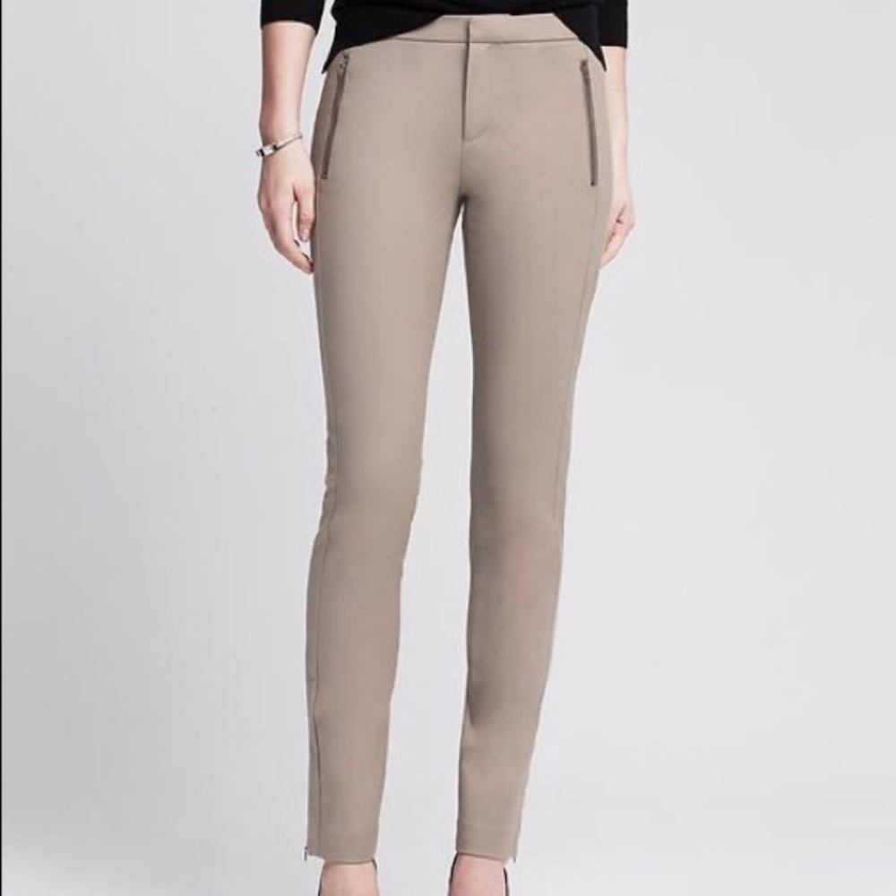 Banana Republic Addison Ankle Zip Pants